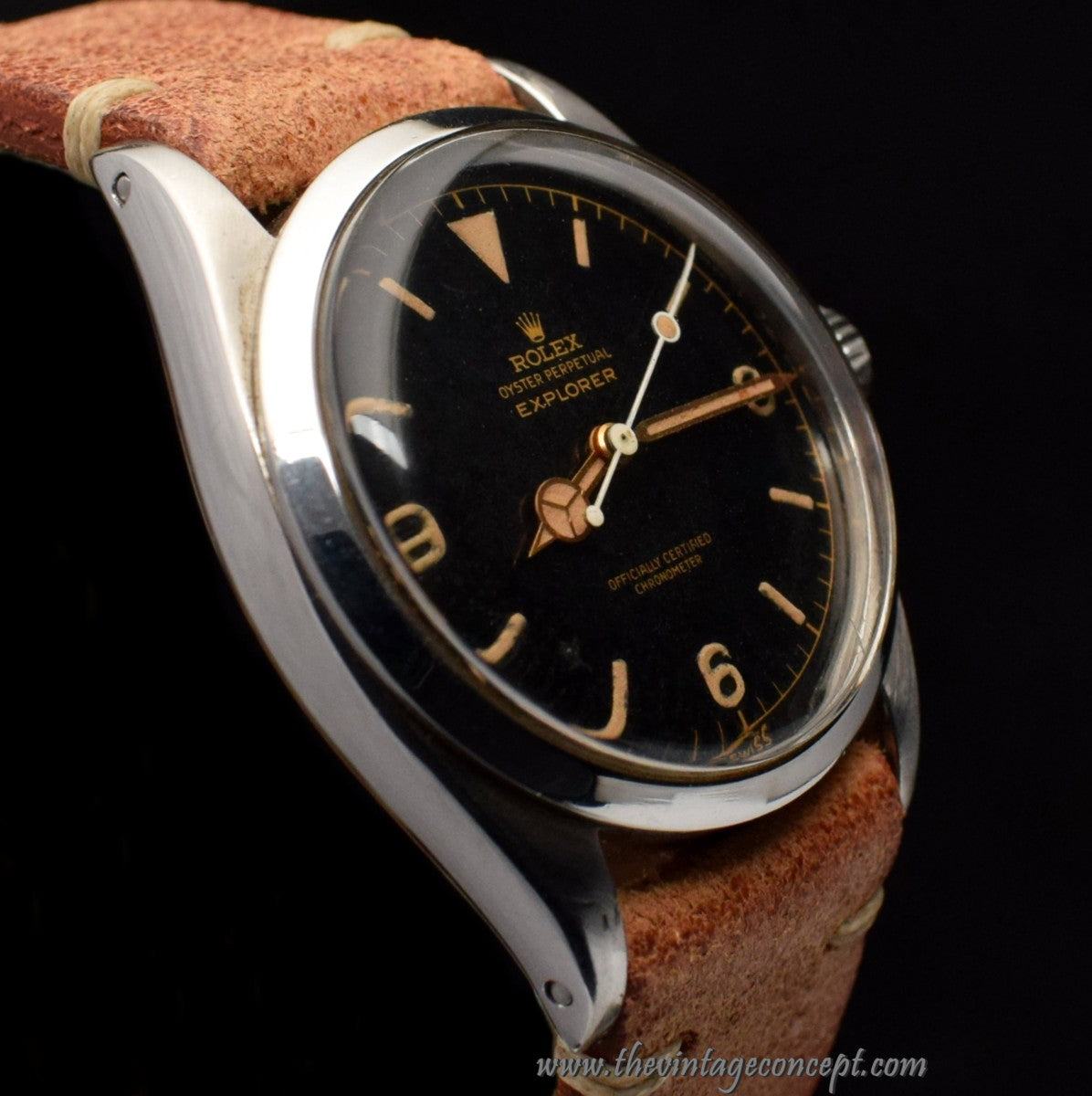 Rolex Explorer Gilt Dial Chapter Ring 6610 (SOLD)