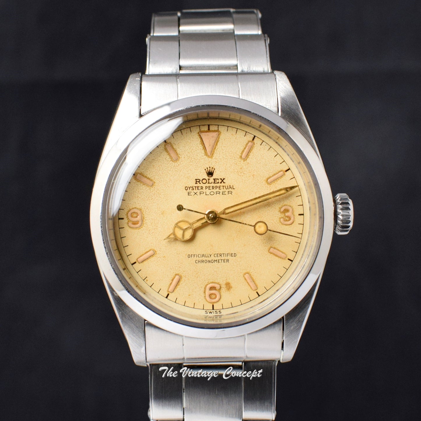 Rolex Explorer Albino Off White Ivory Dial 6610