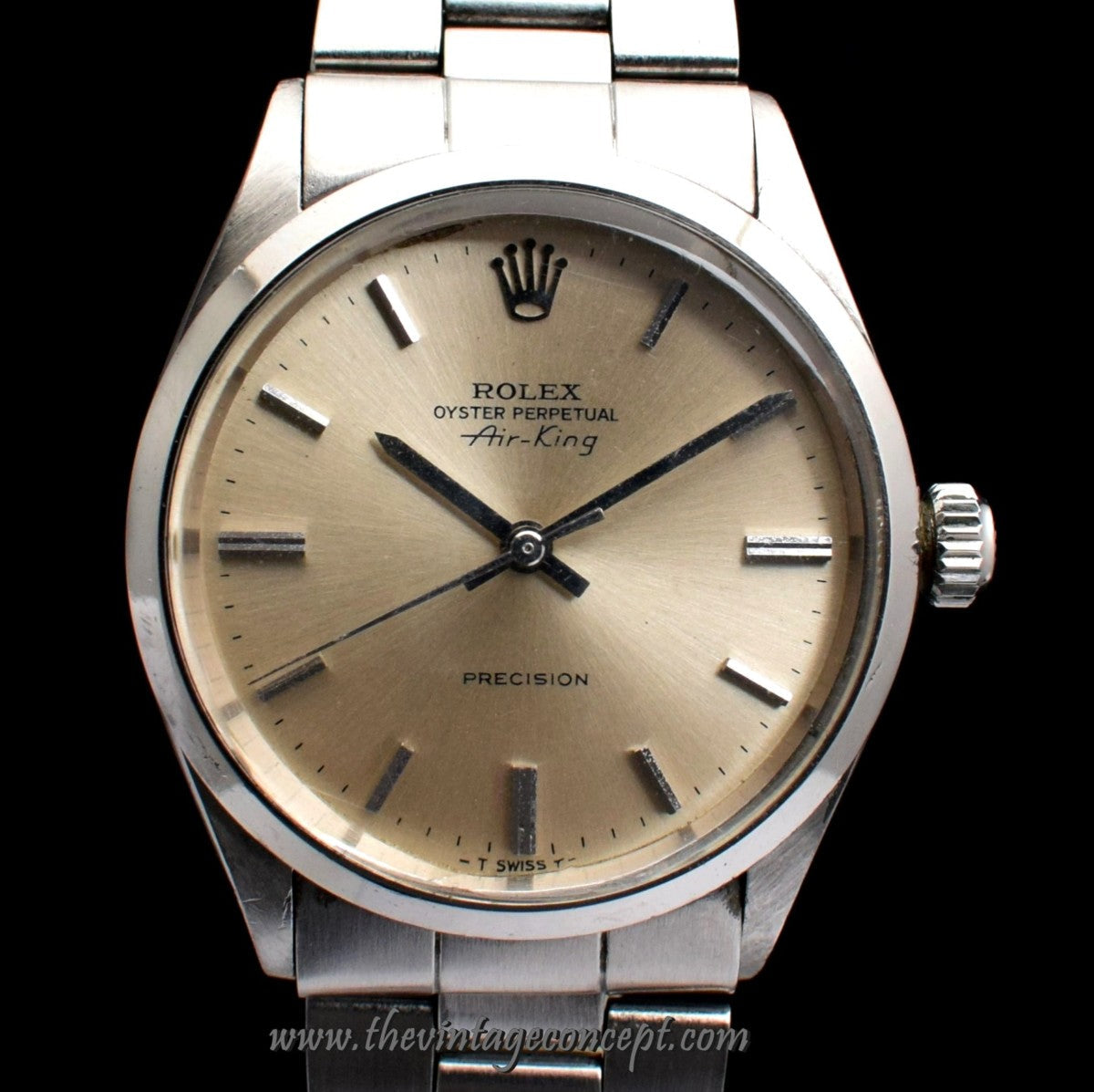 Rolex Air-King Silver Dial 5500 w/ Bracelet (SOLD)