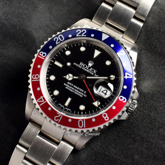 Rolex GMT-Master II Pepsi 16710 w/ Recent Service Record (SOLD)