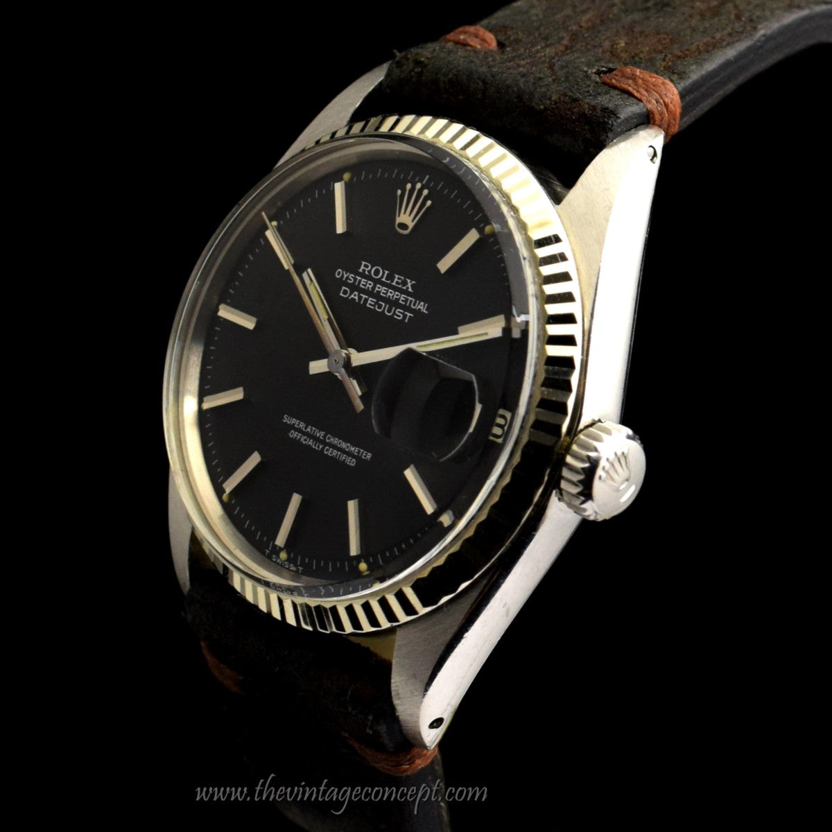 Rolex Datejust Matte Dial 1601 w/ Double Papers (SOLD)