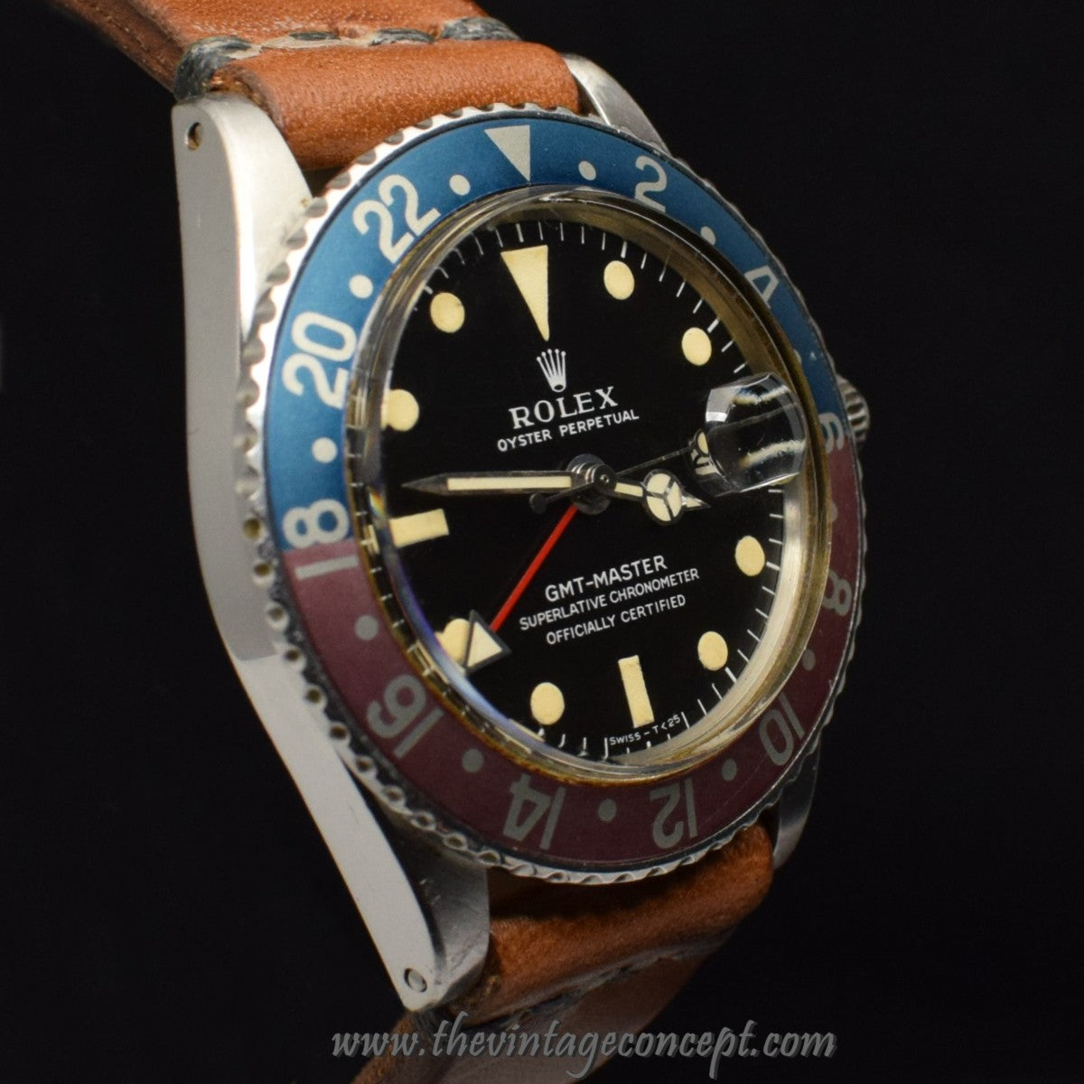 Rolex GMT Master Slightly Tropical Matte Dial 1675  (SOLD)