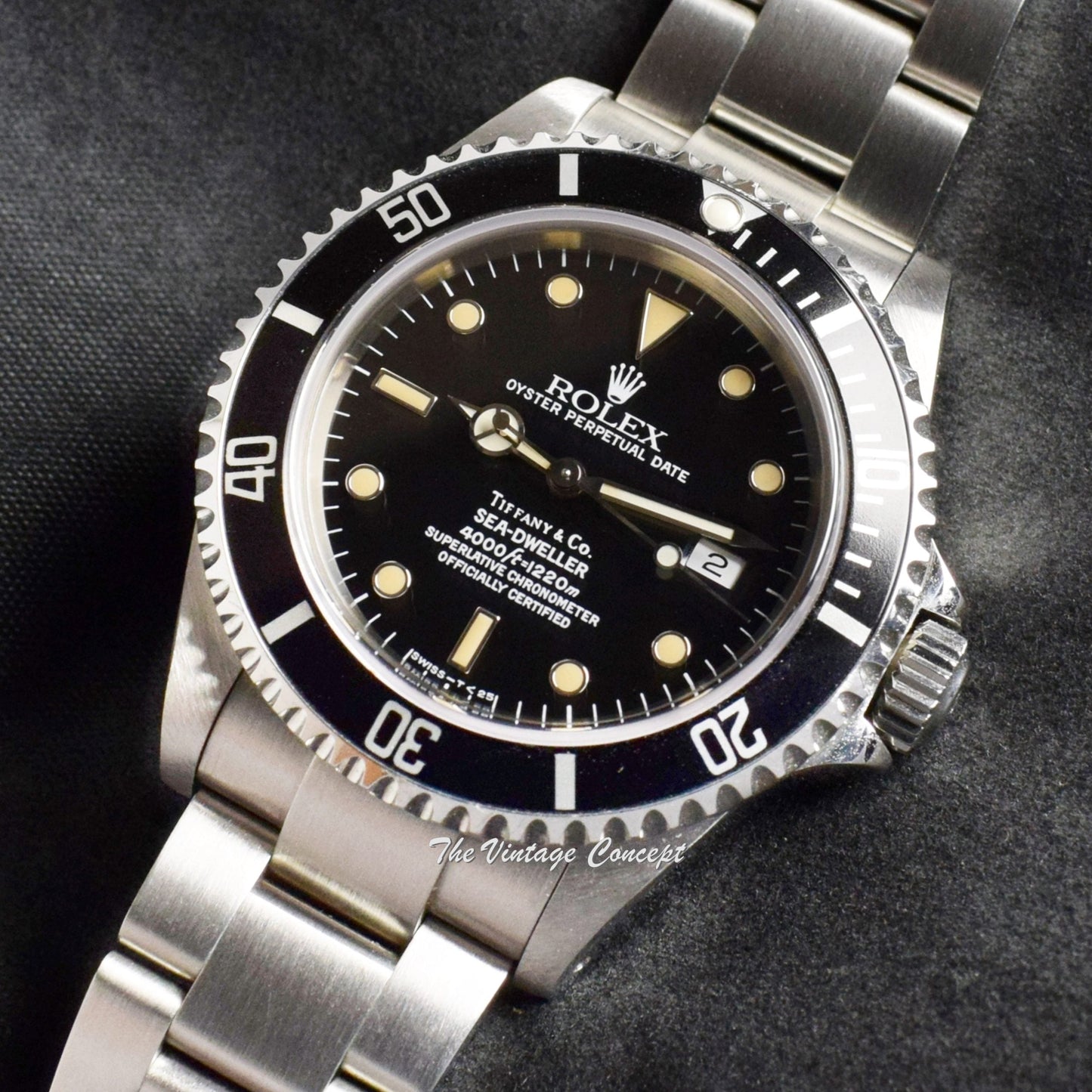 Rolex Steel Sea-Dweller "Tiffany & Co." 16600 (Box Set)  (SOLD)