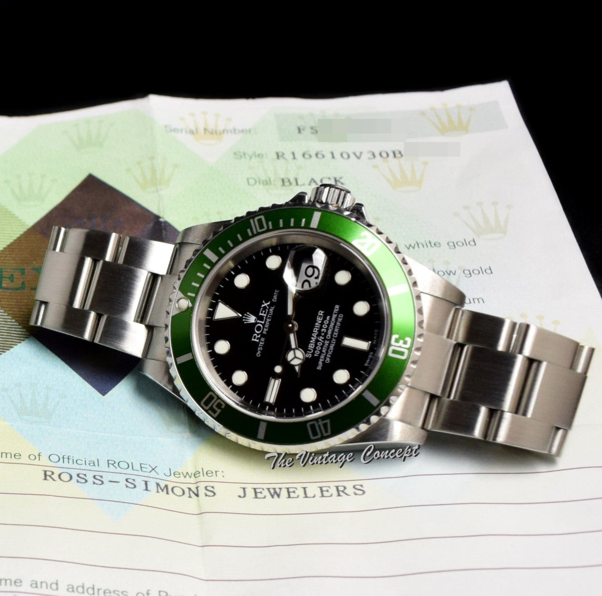 Rolex Submariner 50th Anniversary “Flat 4” 16610LV w/ Original Paper (SOLD)