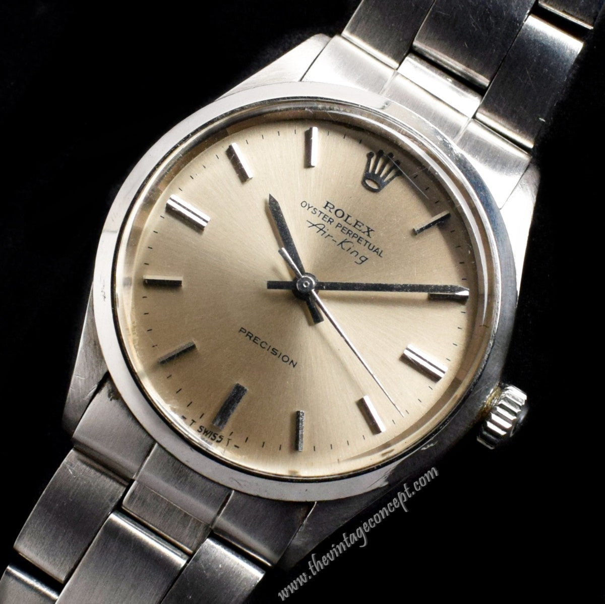 Rolex Air-King Silver Dial 5500 w/ Bracelet (SOLD)