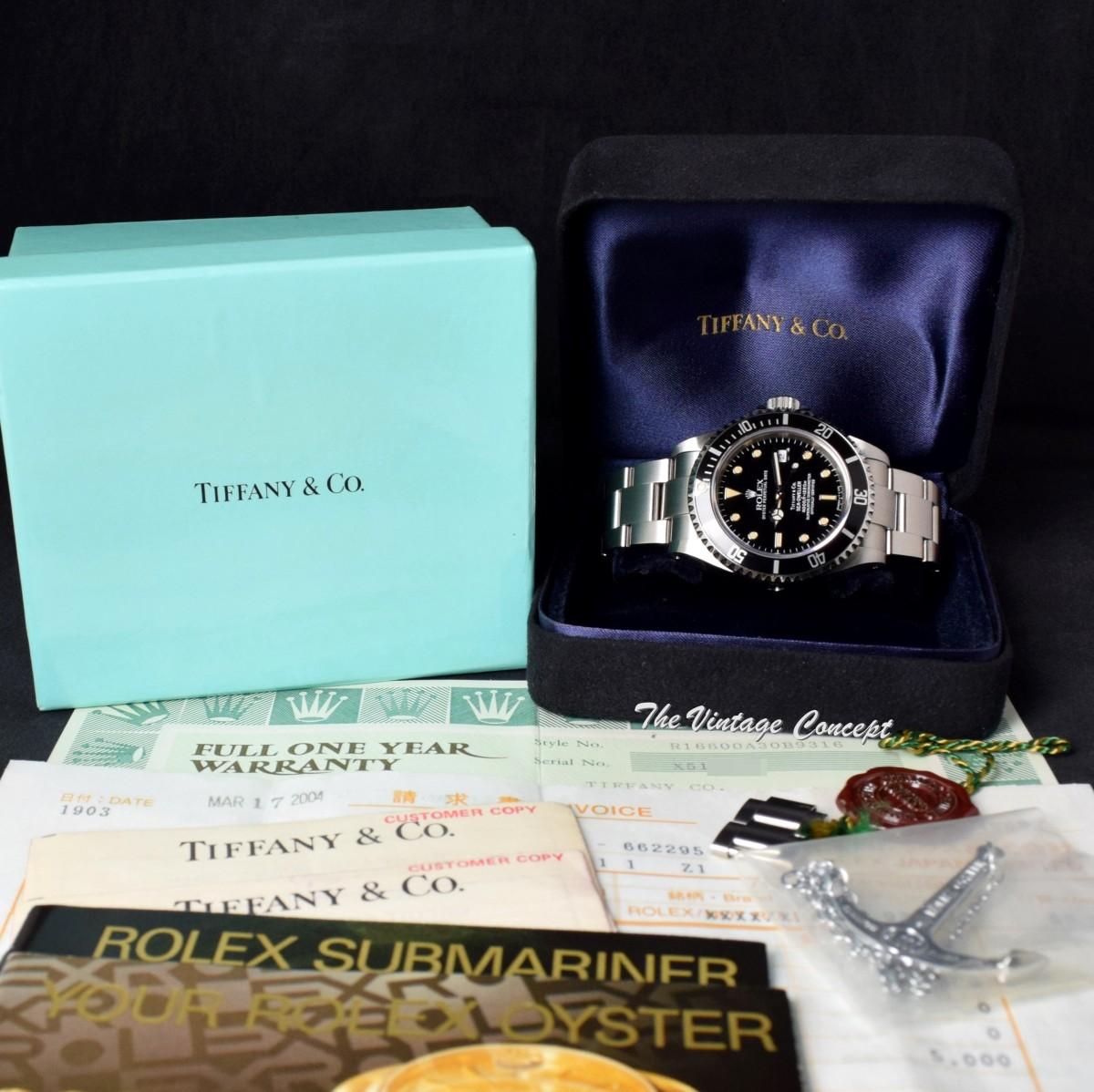 Rolex Steel Sea-Dweller "Tiffany & Co." 16600 (Box Set)  (SOLD)