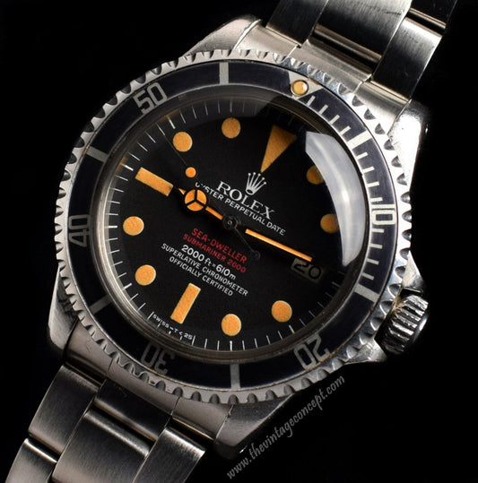 Rolex Double Red Sea-Dweller Pumpkin MK IV 1665 (SOLD)