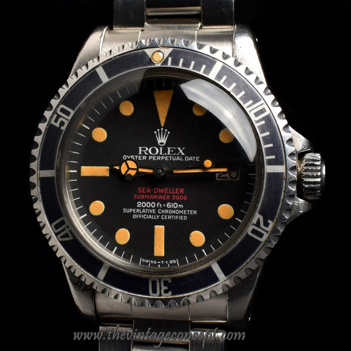 Rolex Double Red Sea-Dweller Pumpkin MK IV 1665 (SOLD)