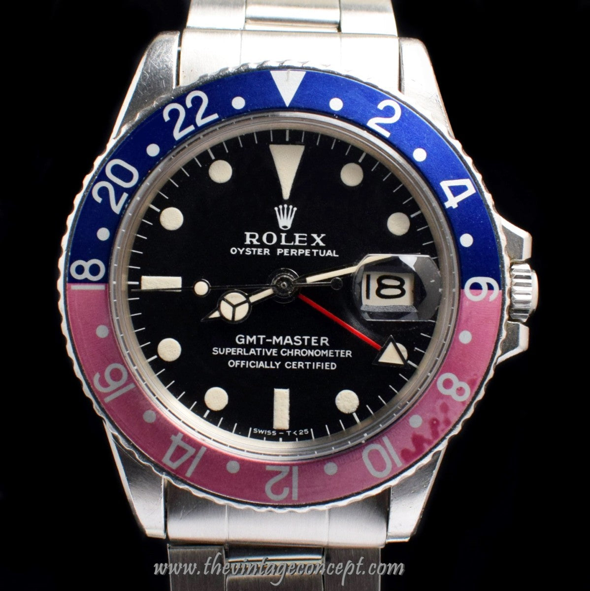 Rolex GMT-Master Matte  Dial "Long E" 1675 (SOLD)