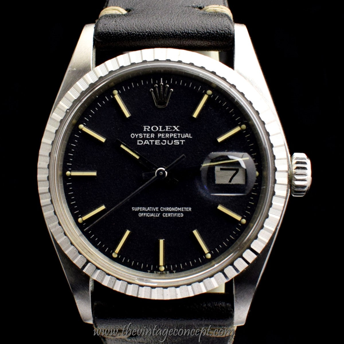 Rolex Datejust Matte Red Dust Dial 1603 (SOLD)