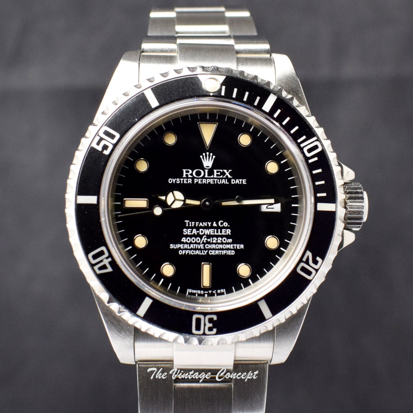 Rolex Steel Sea-Dweller "Tiffany & Co." 16600 (Box Set)  (SOLD)