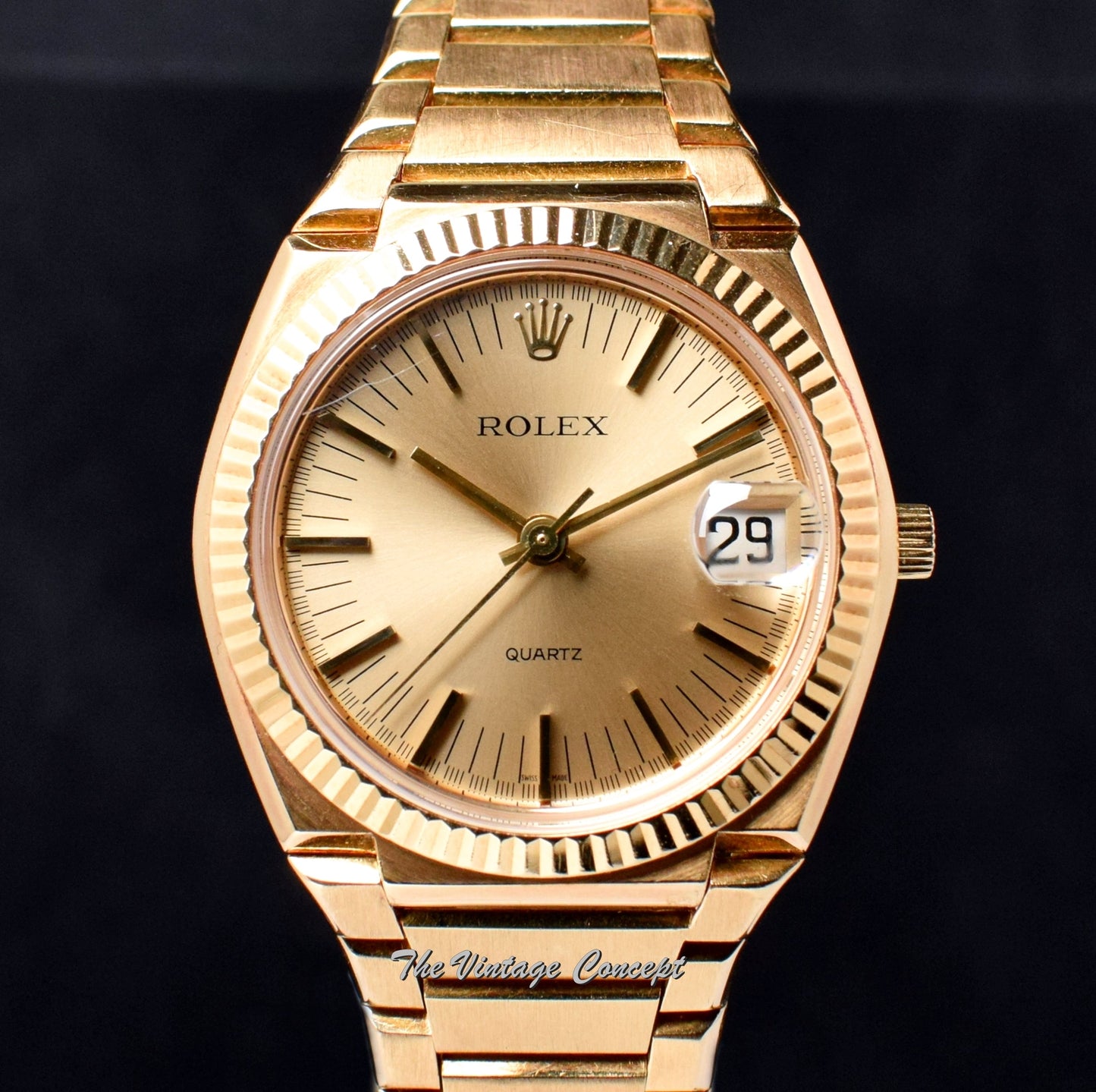 Rolex 18K YG Quartz Beta 21 Limited Edition 5100 (SOLD)