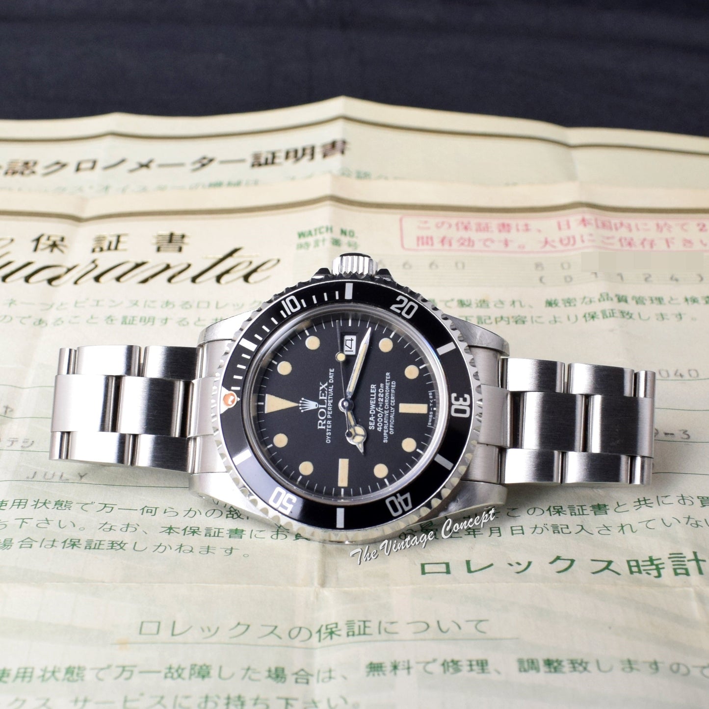 Rolex Steel Sea-Dweller Matte Dial 16660 w/ Original Paper