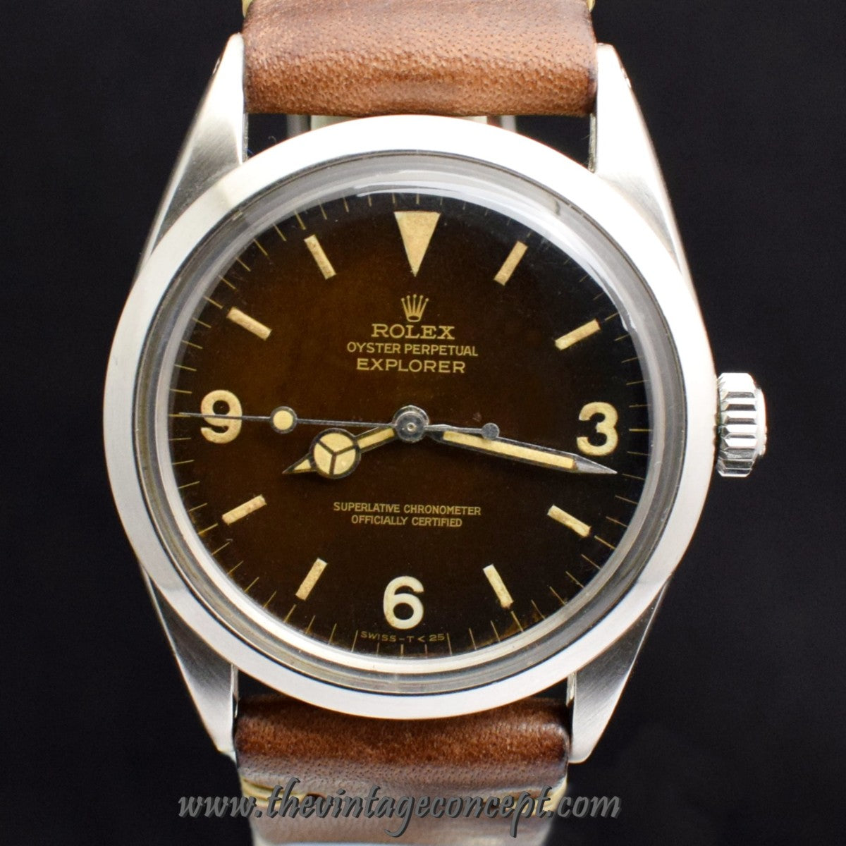 Rolex Explorer Tropical Gilt Dial 1016   ( SOLD )