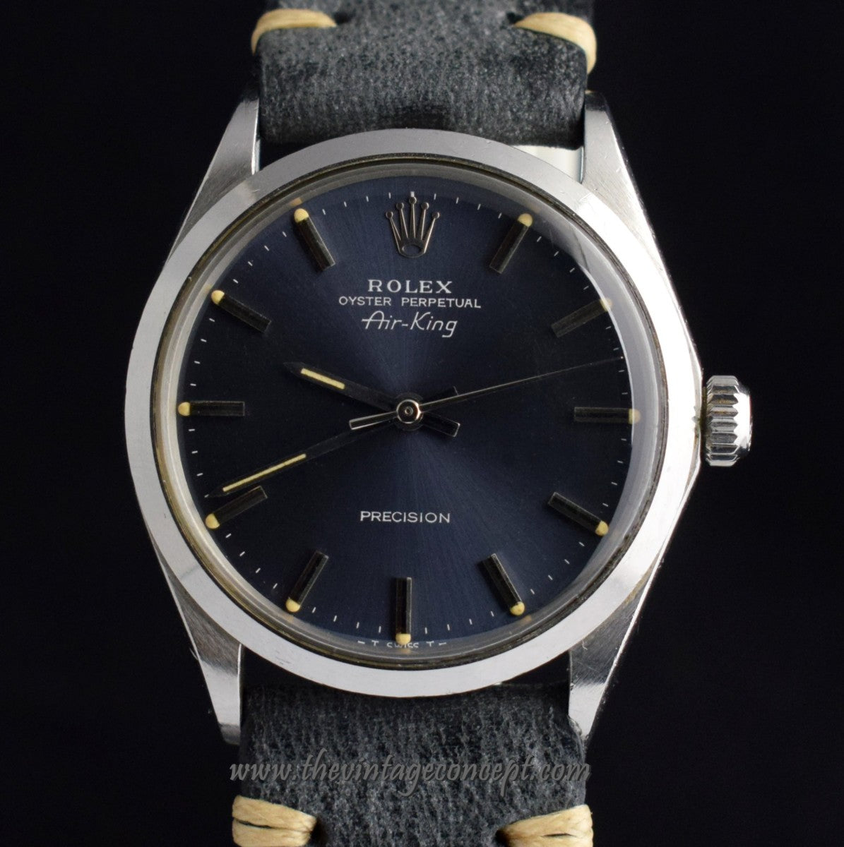 Rolex Air-King Grey Blue Dial 5500 (SOLD)