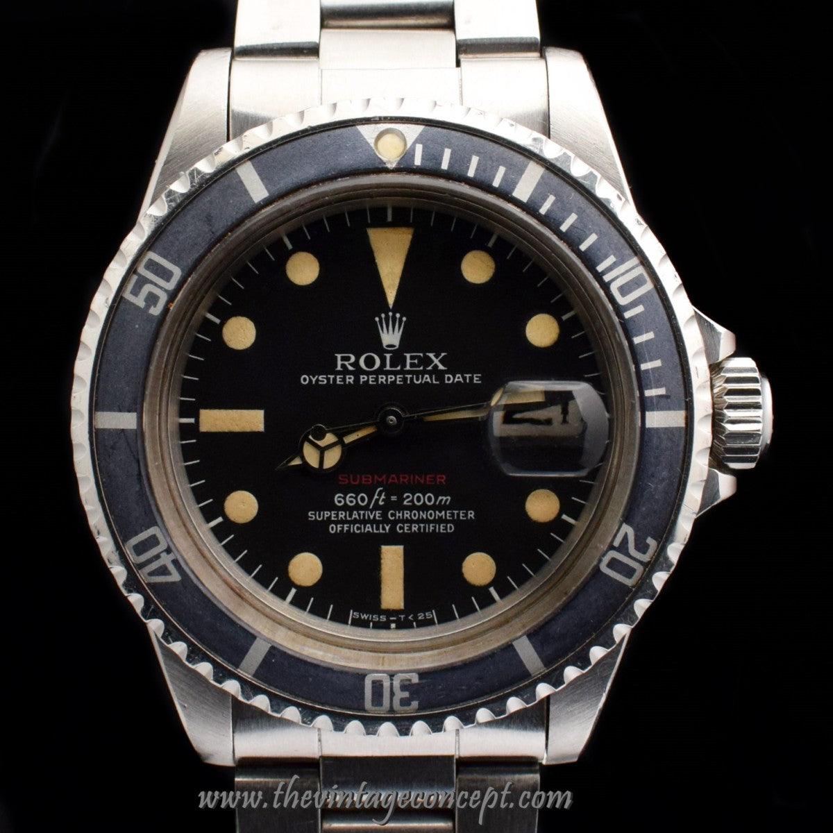 Rolex Submariner Single Red Yellow MK V 1680 (SOLD)