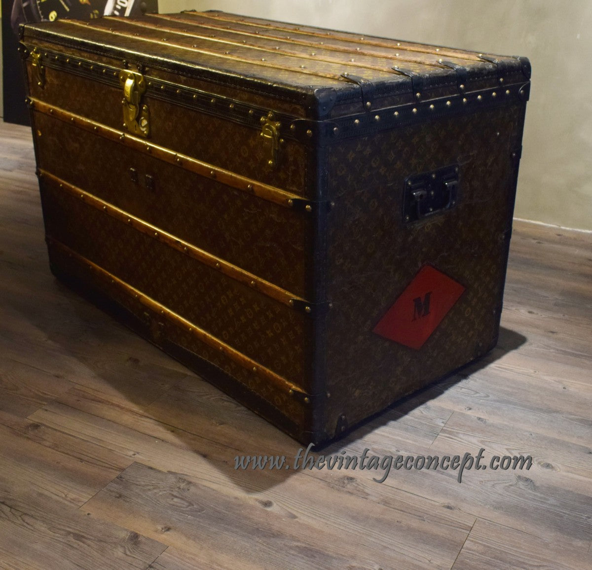 Louis Vuitton Malle Courrier Initial "M"  (SOLD)