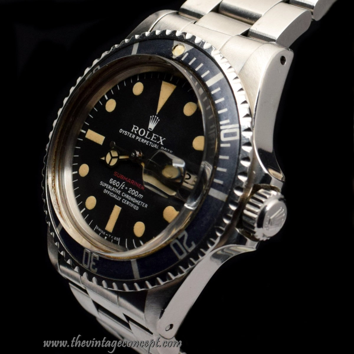 Rolex Submariner Single Red Yellow MK V 1680 (SOLD)