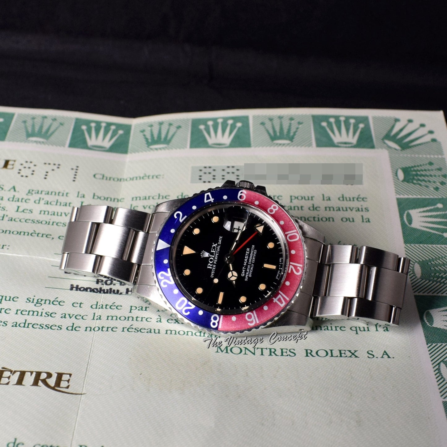 Rolex GMT-Master Glossy Dial 16750 w/ Original Paper (SOLD)