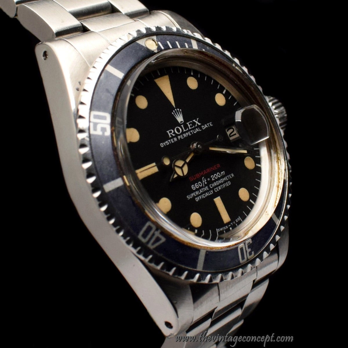 Rolex Submariner Single Red Yellow MK V 1680 (SOLD)