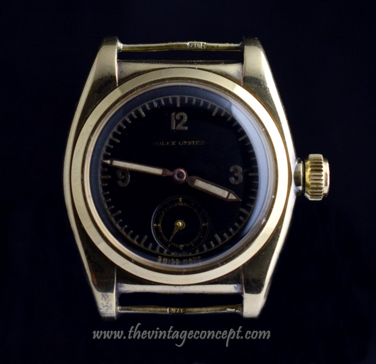 Rolex Oyster 18K YG Gilt Dial Manual Winding Early Series (SOLD)