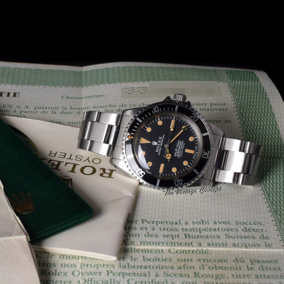 Rolex Submariner Matte Dial 4 Lines 5512 w/ Original Paper (SOLD)