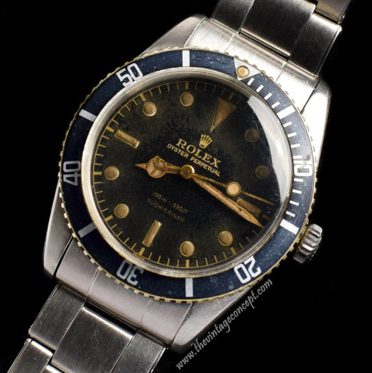 Rolex Submariner Small Crown Gilt Dial 6536/1 (SOLD)