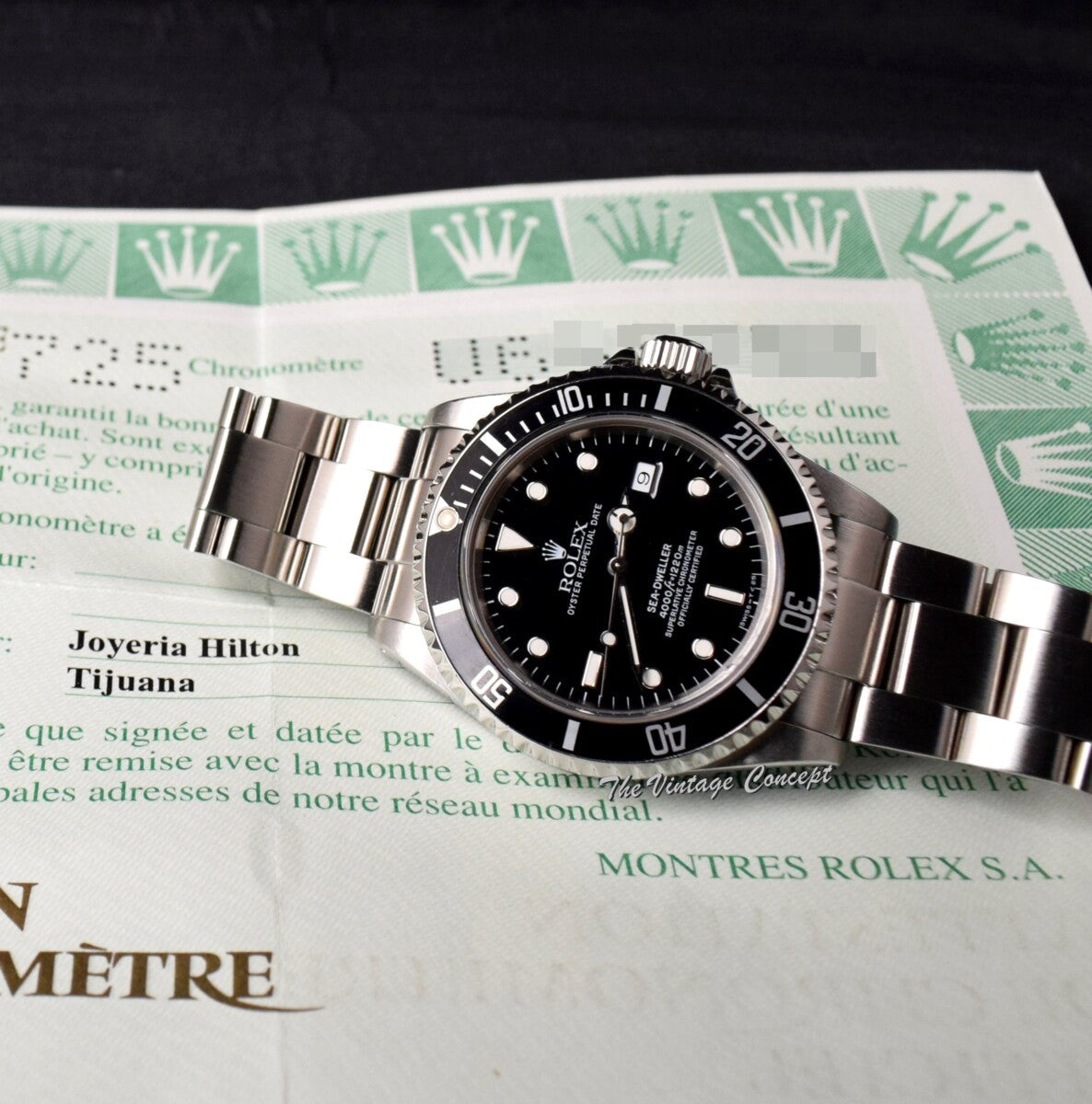 Rolex Sea-Dweller 16600 w/ Original Paper (SOLD)