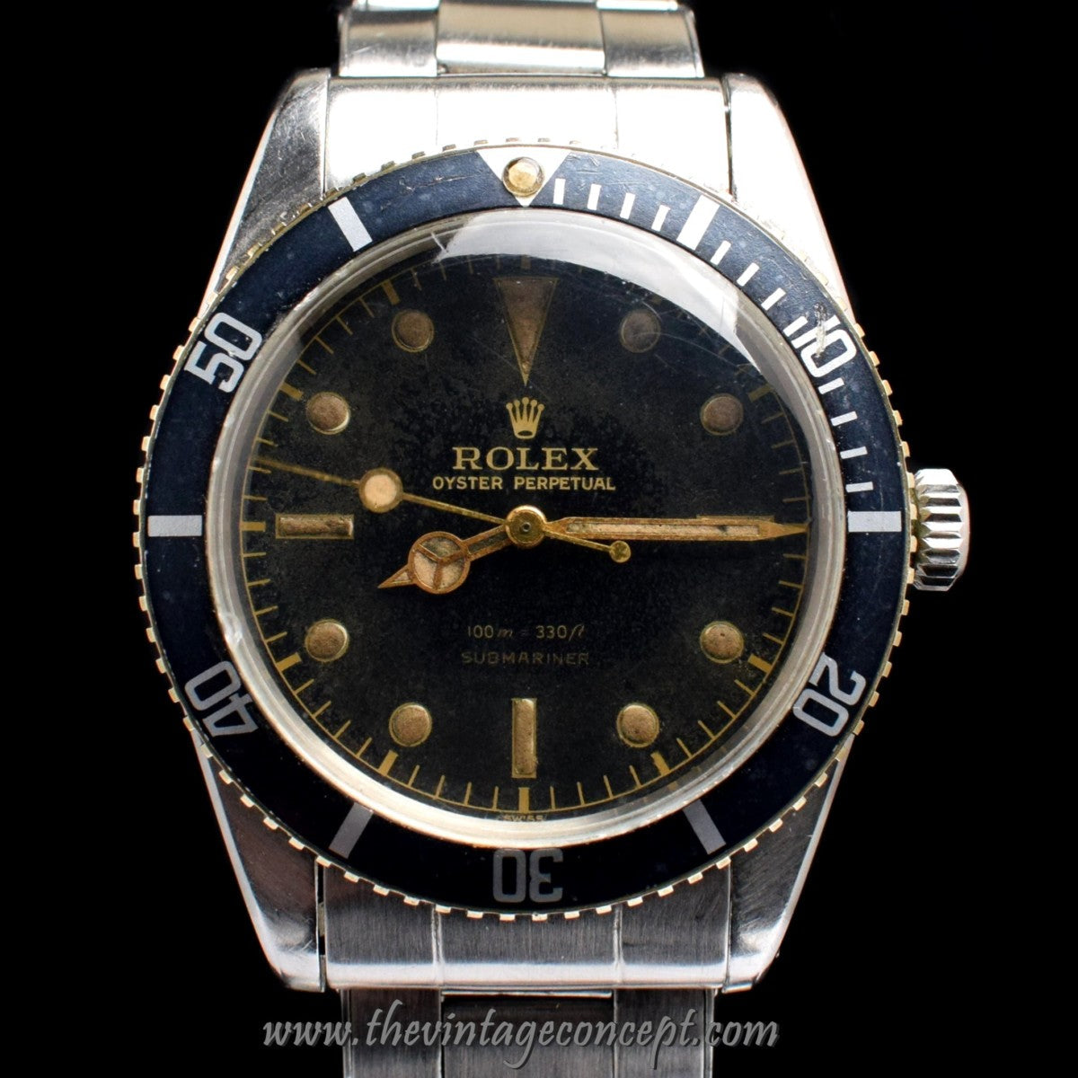 Rolex Submariner Small Crown Gilt Dial 6536/1 (SOLD)