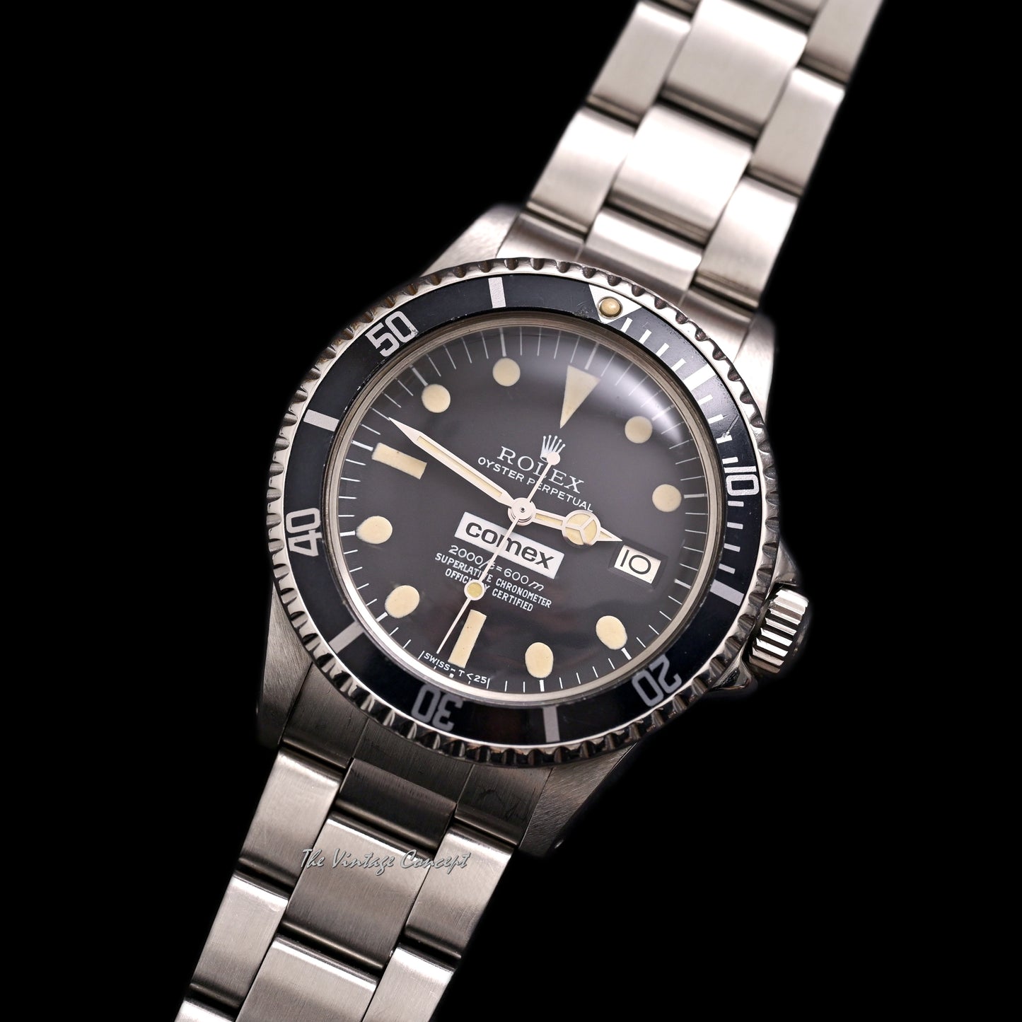 Rolex Steel Sea-Dweller COMEX Matte Dial w/ service paper Ref. 1665