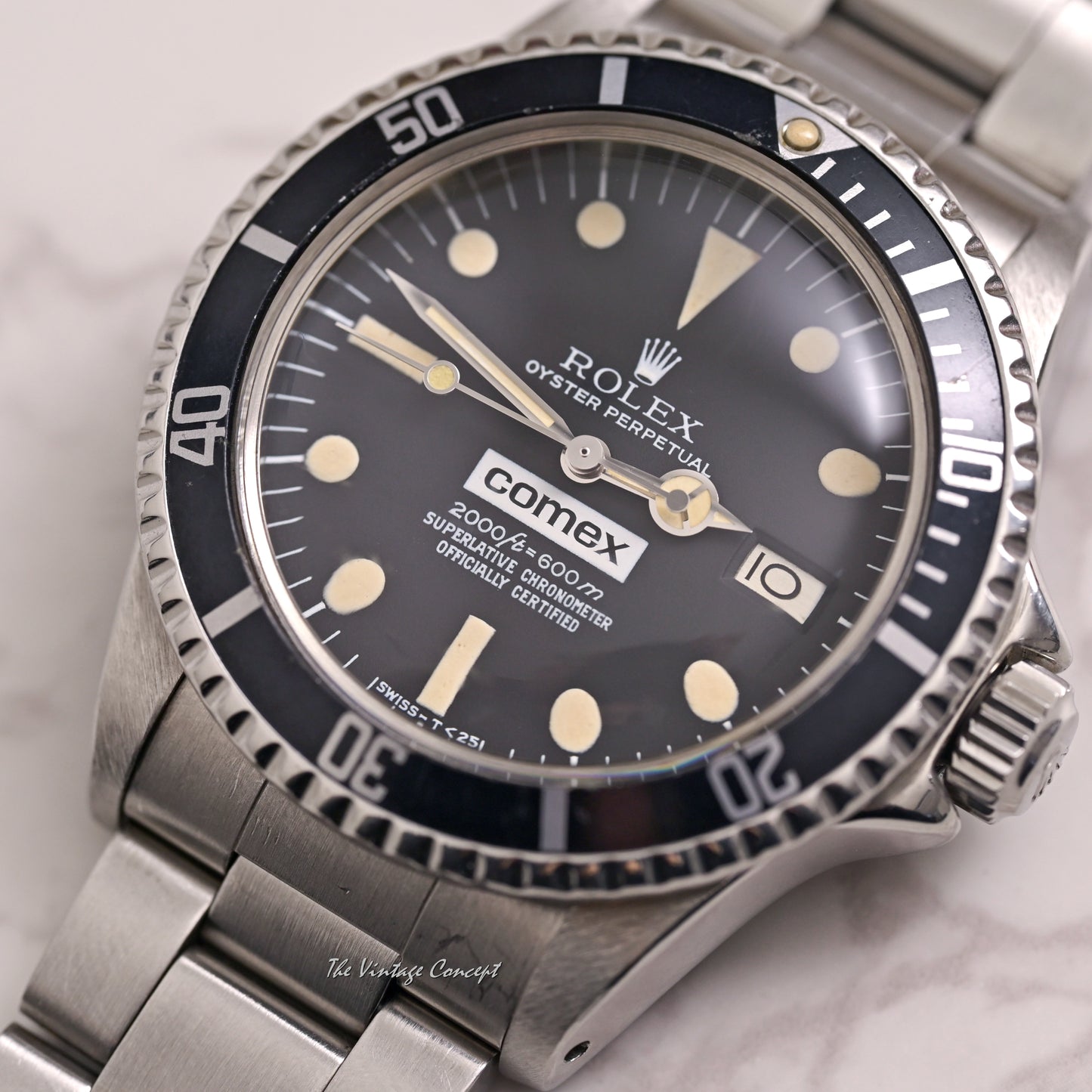 Rolex Steel Sea-Dweller COMEX Matte Dial w/ service paper Ref. 1665