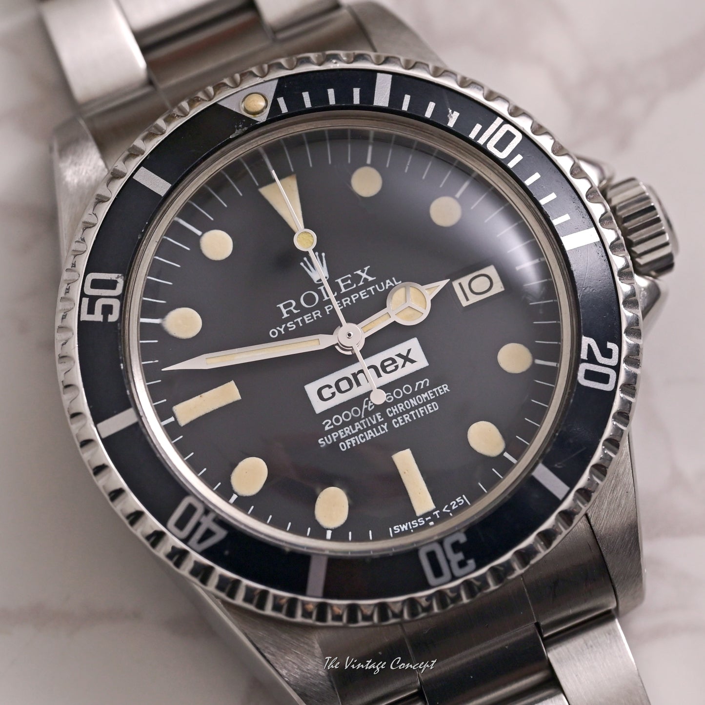 Rolex Steel Sea-Dweller COMEX Matte Dial w/ service paper Ref. 1665