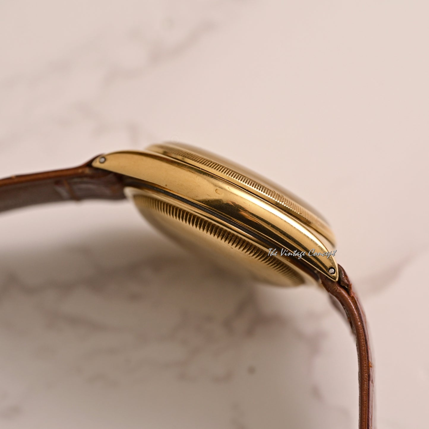Rolex 18K Yellow Gold Oyster Perpetual Chronometre Big Bubbleback Ref. 4467