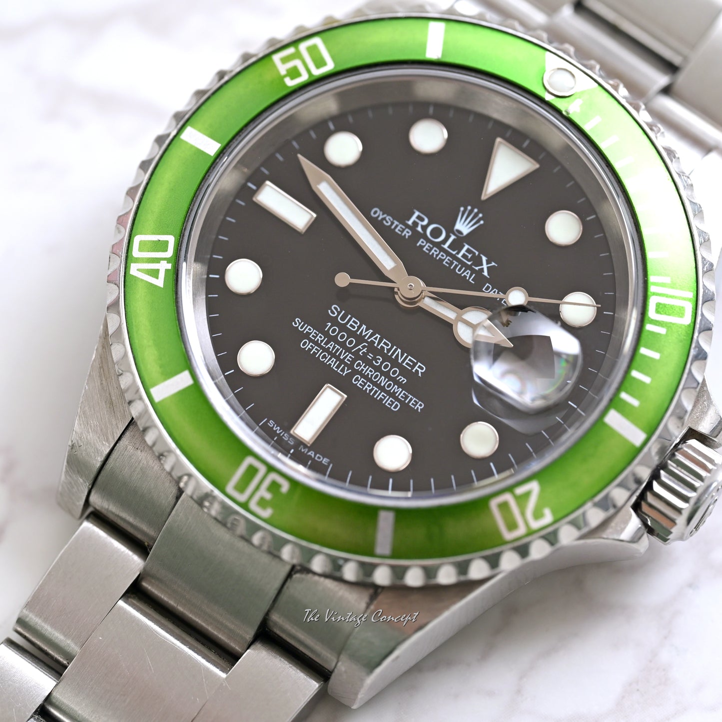 Rolex Steel Submariner 50th Anniversary with Original Paper Ref. 16610LV  (On Hold)