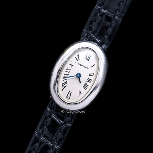 Cartier 18K White Gold Baignoire Swiss Dial Quartz Ref. 2369  (ON HOLD)