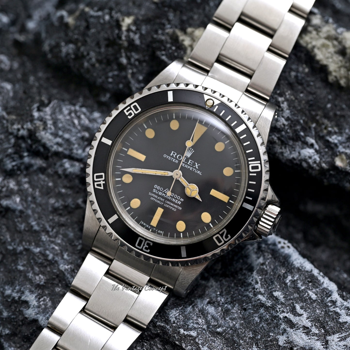 Rolex Steel No Date Submariner 4 Lines w/ Bracelet Ref. 5512