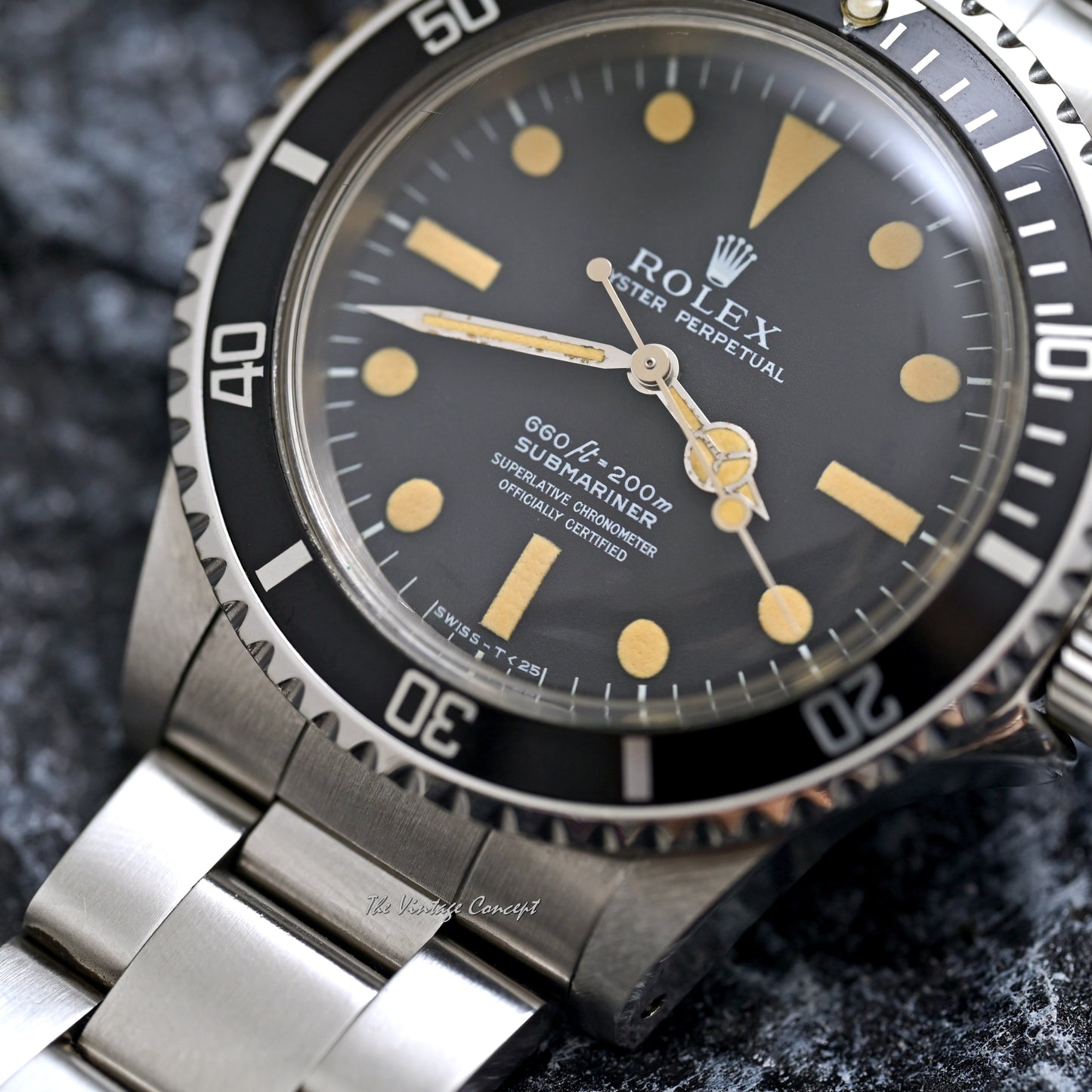 Rolex Steel No Date Submariner 4 Lines w/ Bracelet Ref. 5512