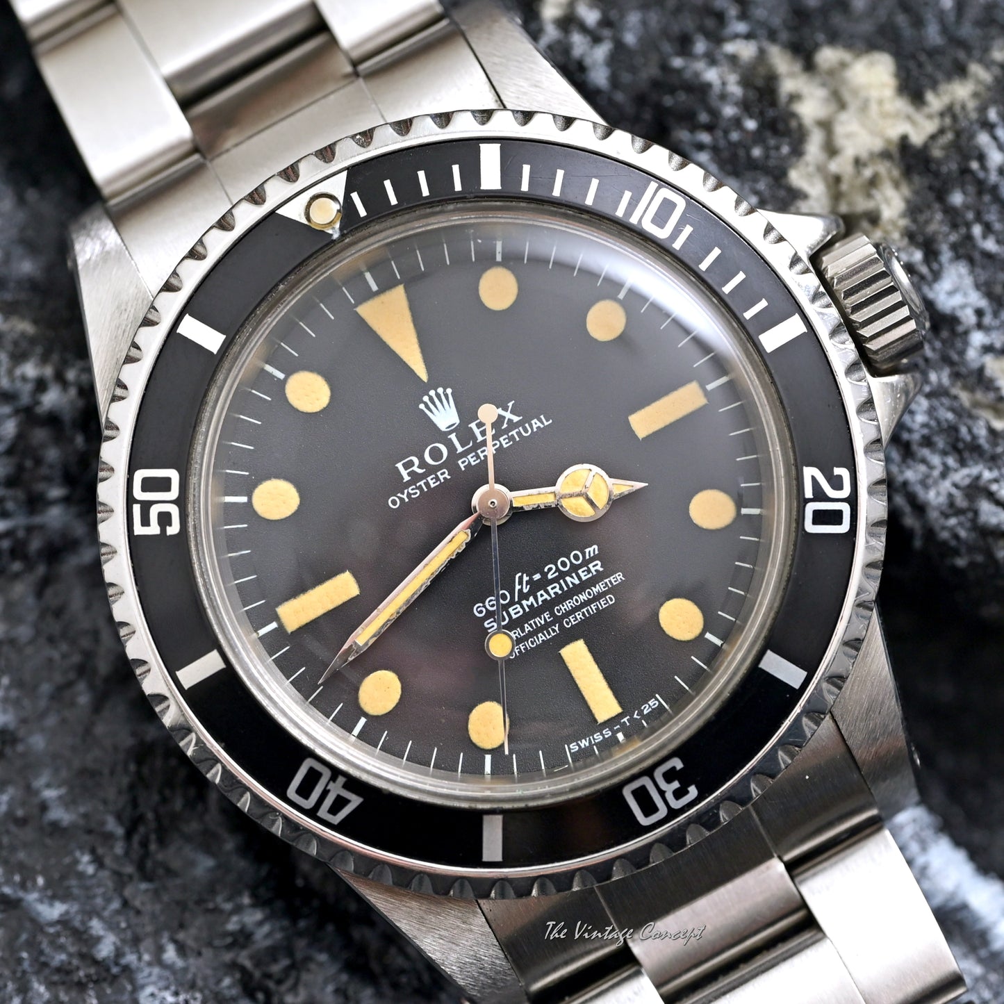 Rolex Steel No Date Submariner 4 Lines w/ Bracelet Ref. 5512