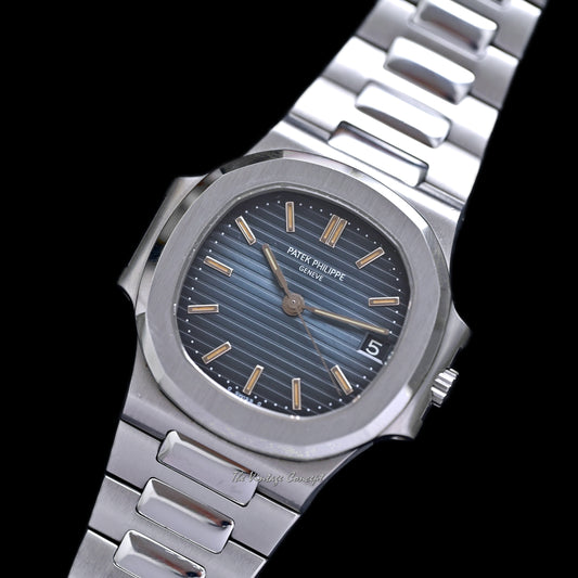 Patek Philippe Steel Nautilus Black Matte Dial Ref. 3800 w/ Archives paper