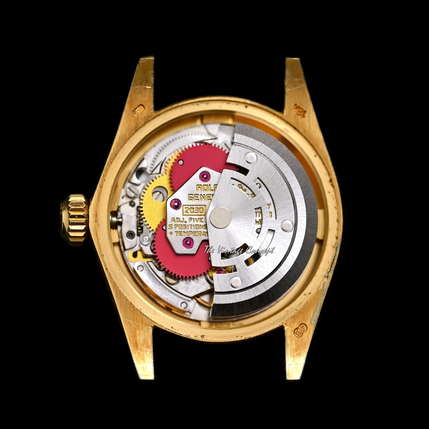 Rolex 18K Yellow Gold Lady Datejust Lapis stone dial w/ Yellow Gold Jubilee Bracelet Ref. 6917