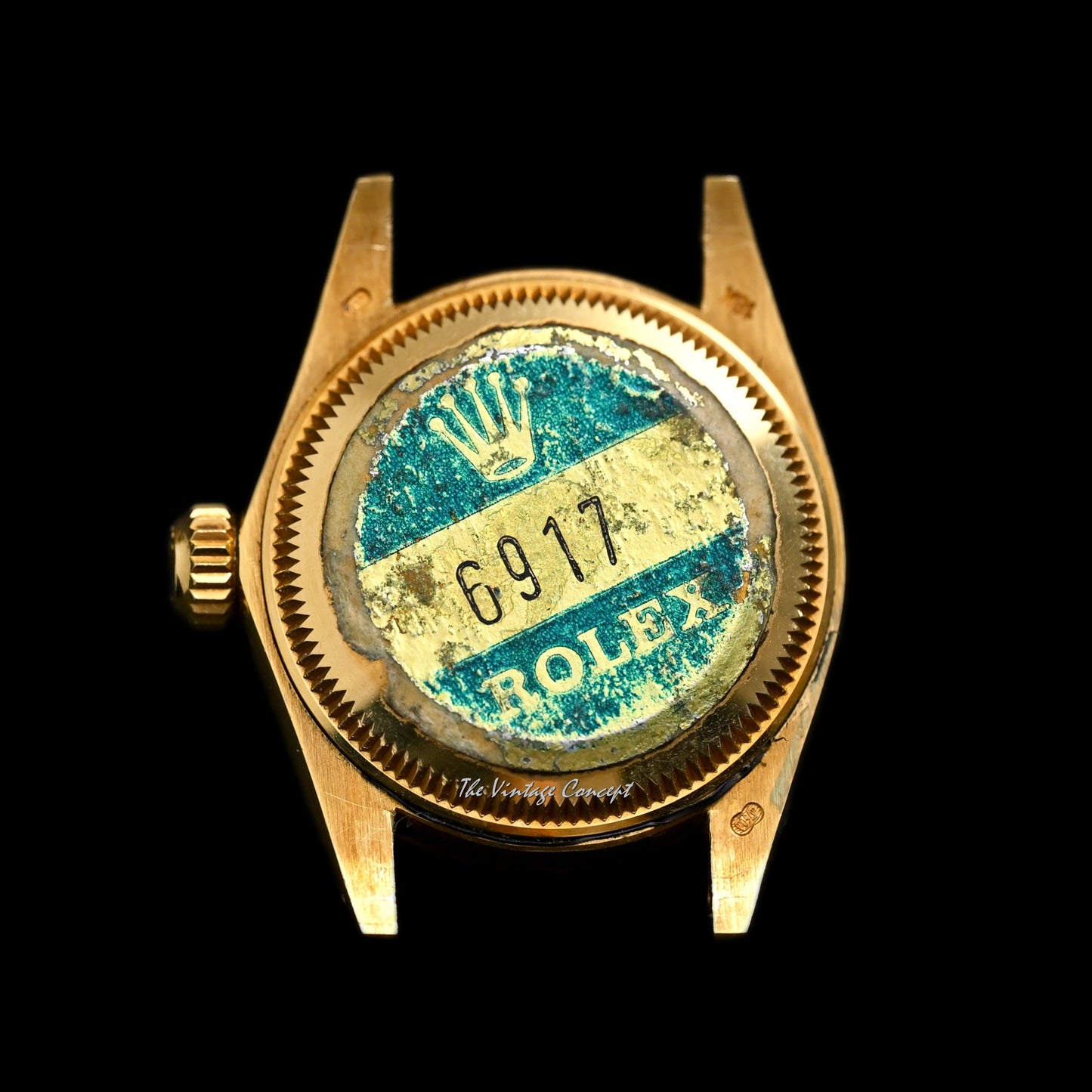 Rolex 18K Yellow Gold Lady Datejust Lapis stone dial w/ Yellow Gold Jubilee Bracelet Ref. 6917