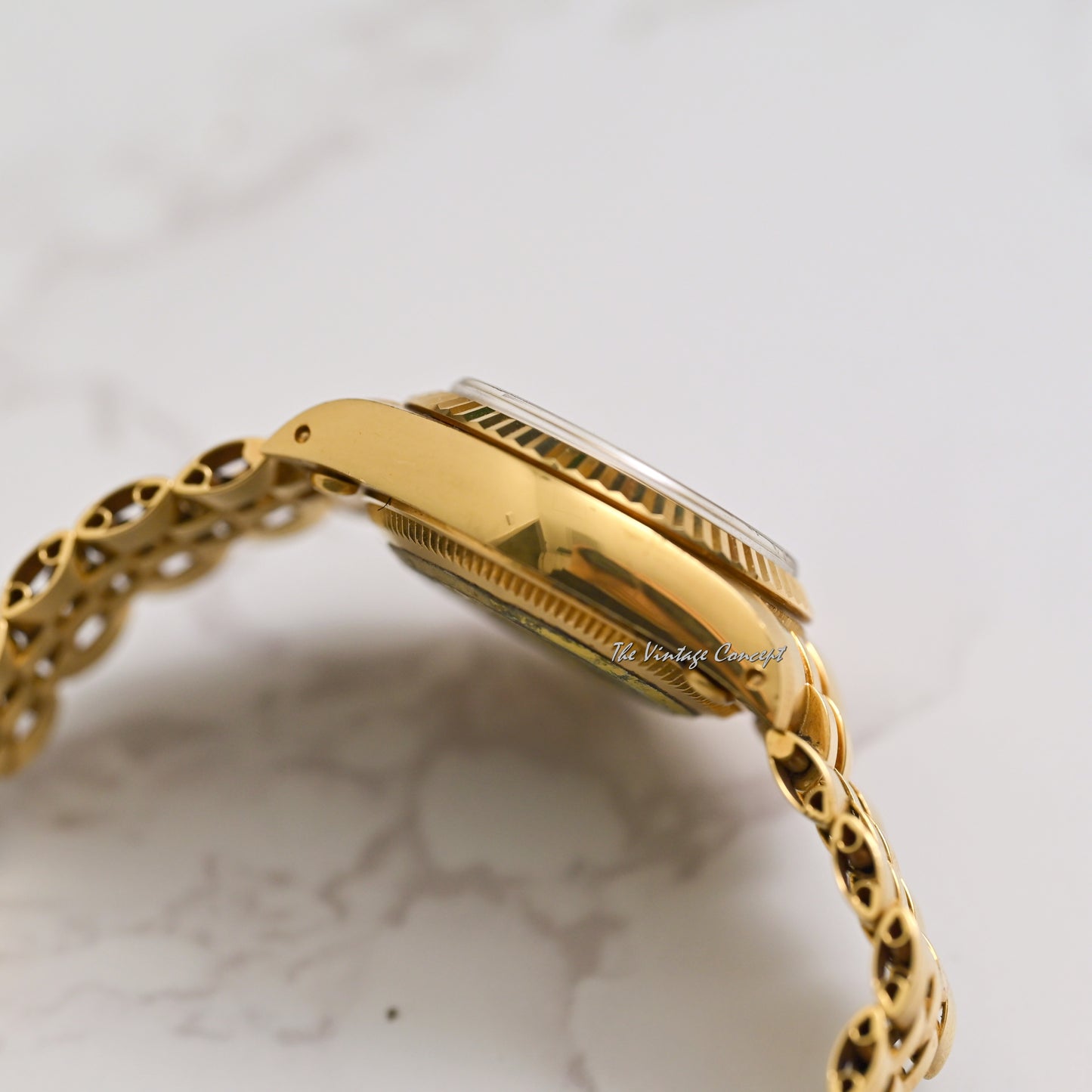 Rolex 18K Yellow Gold Lady Datejust Lapis stone dial w/ Yellow Gold Jubilee Bracelet Ref. 6917