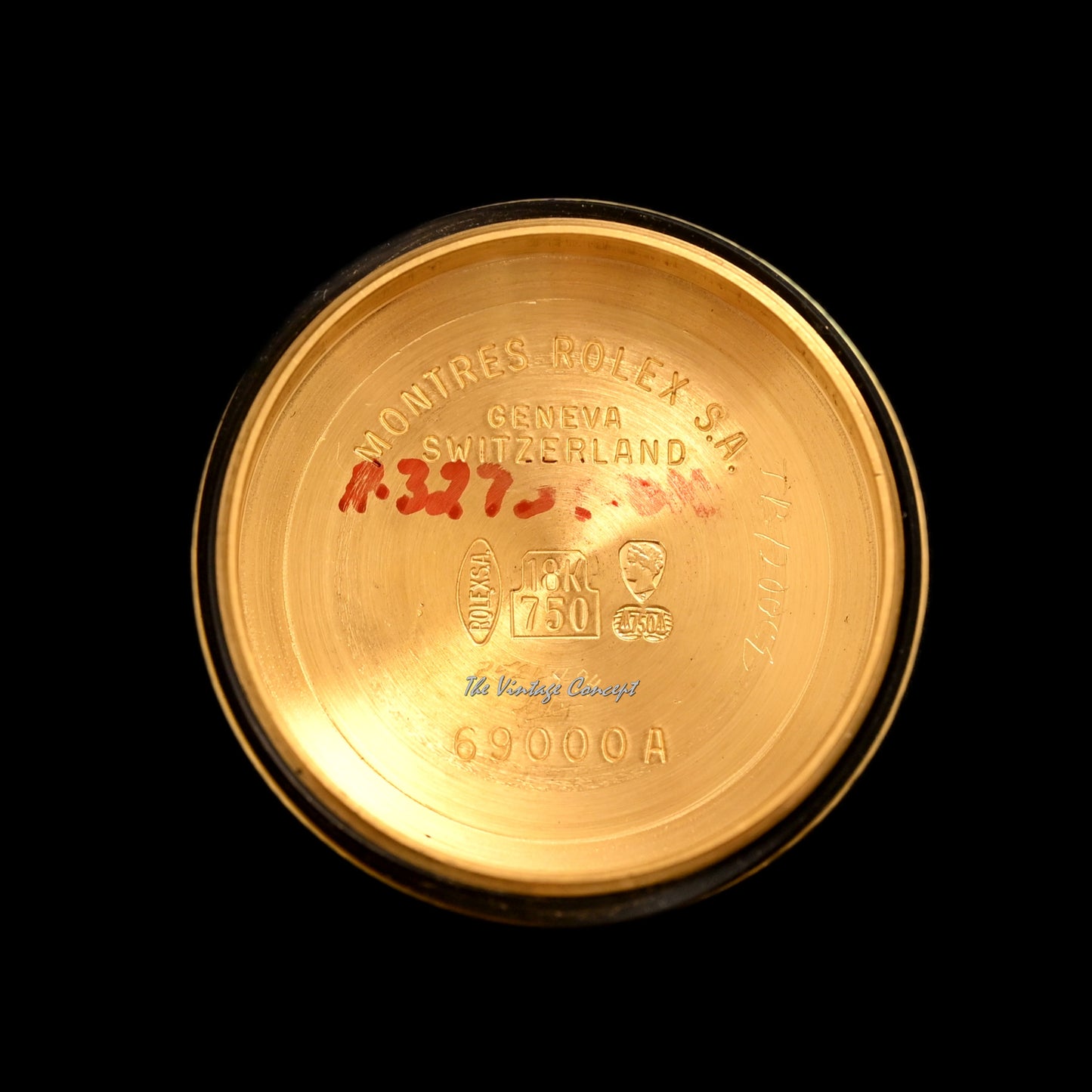 Rolex 18K Yellow Gold Lady Datejust Tiger-eyes stone dial Ref. 69178