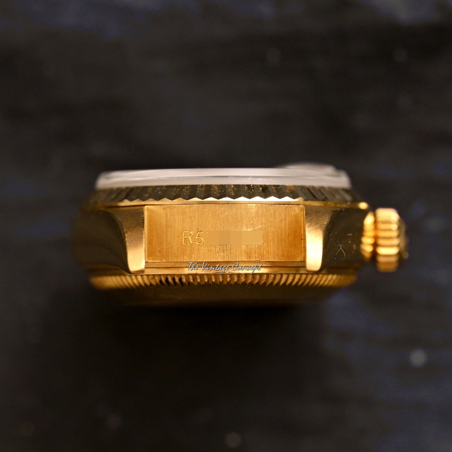 Rolex 18K Yellow Gold Lady Datejust Tiger-eyes stone dial Ref. 69178