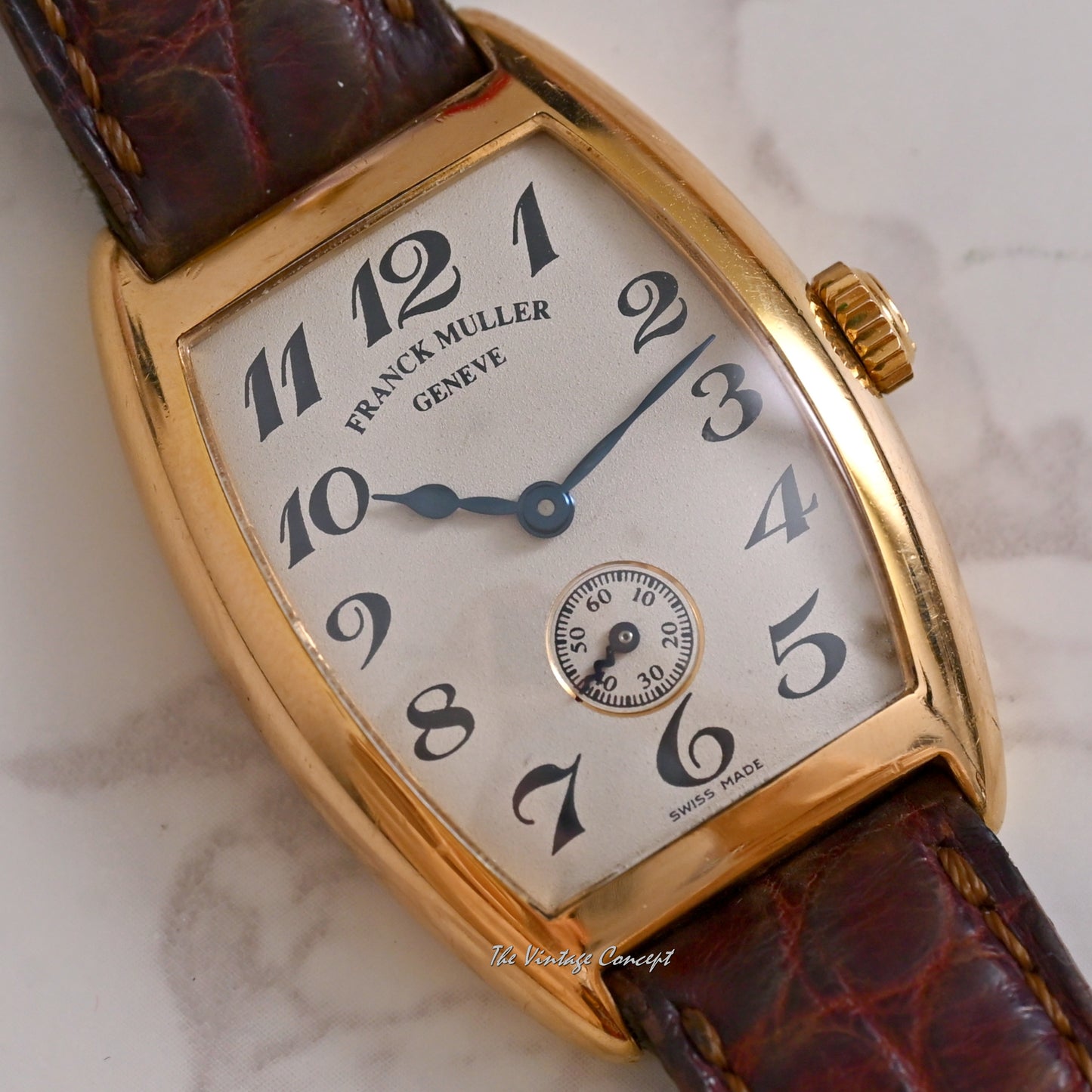 Franck Muller 18K Rose Gold Torture Manual Wind w/ original buckle & strap Ref. 1750/S6/PM