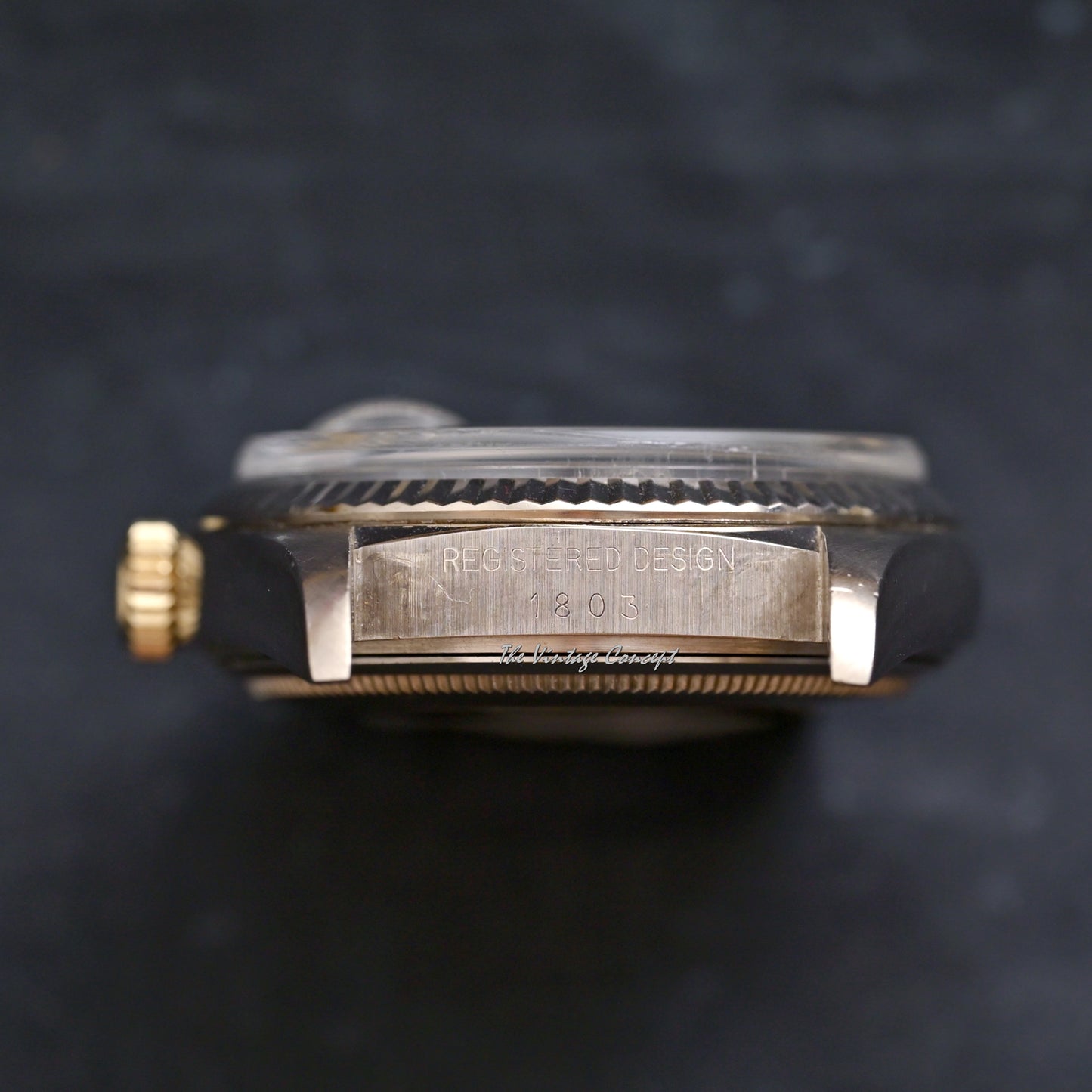 Rolex 18K White Gold Day-Date Silver Dial with Diamond Indexes Ref. 1803