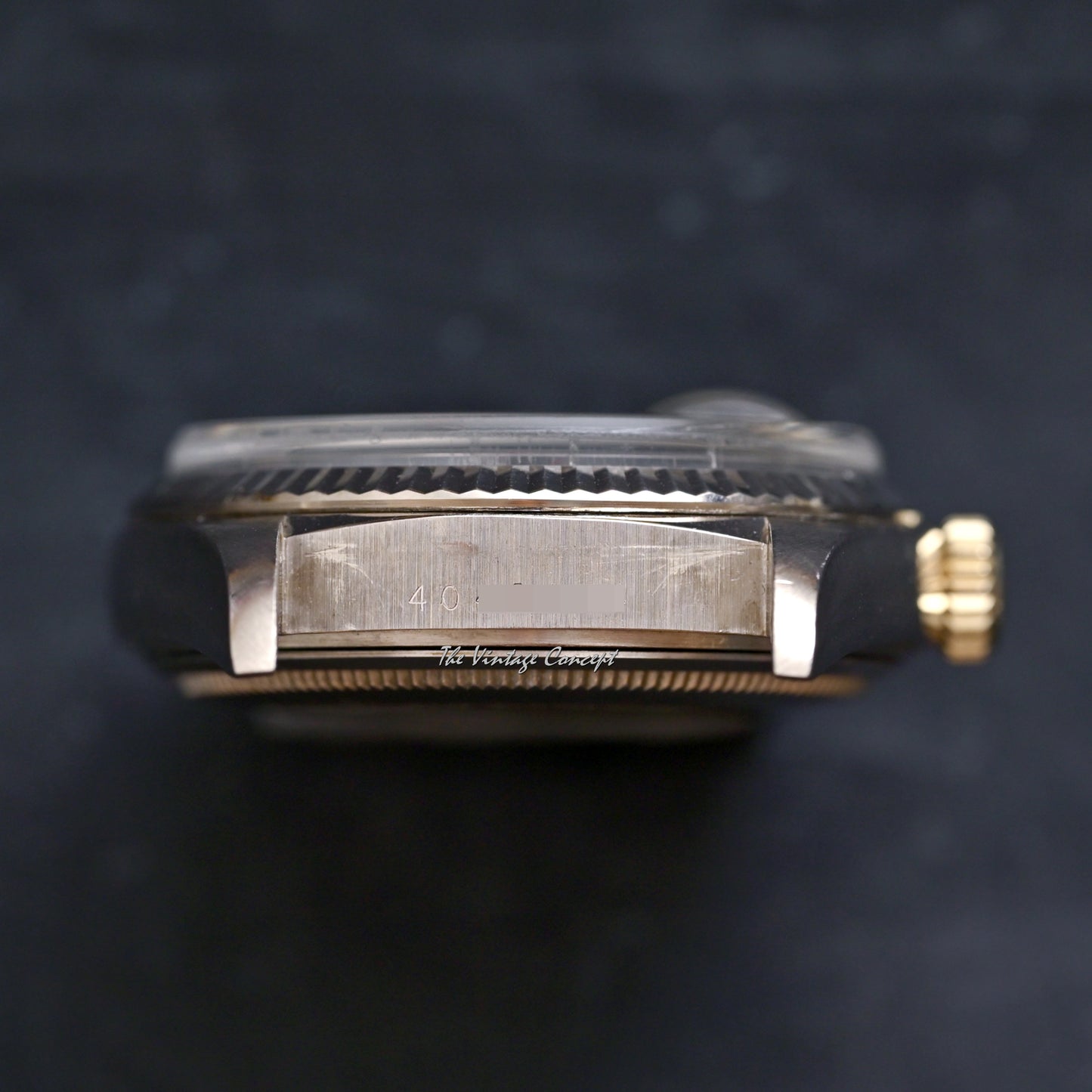 Rolex 18K White Gold Day-Date Silver Dial with Diamond Indexes Ref. 1803