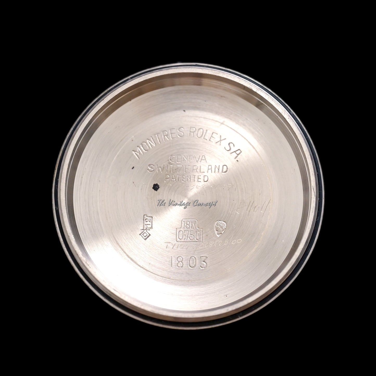 Rolex 18K White Gold Day-Date Silver Dial with Diamond Indexes Ref. 1803