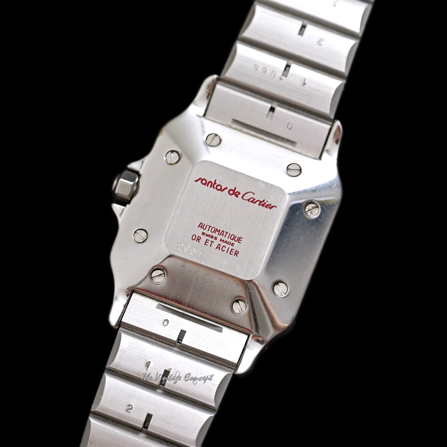 Cartier Two-Tone 18K Yellow Gold & Stainless Steel Santos Date Automatic Ref. 2961
