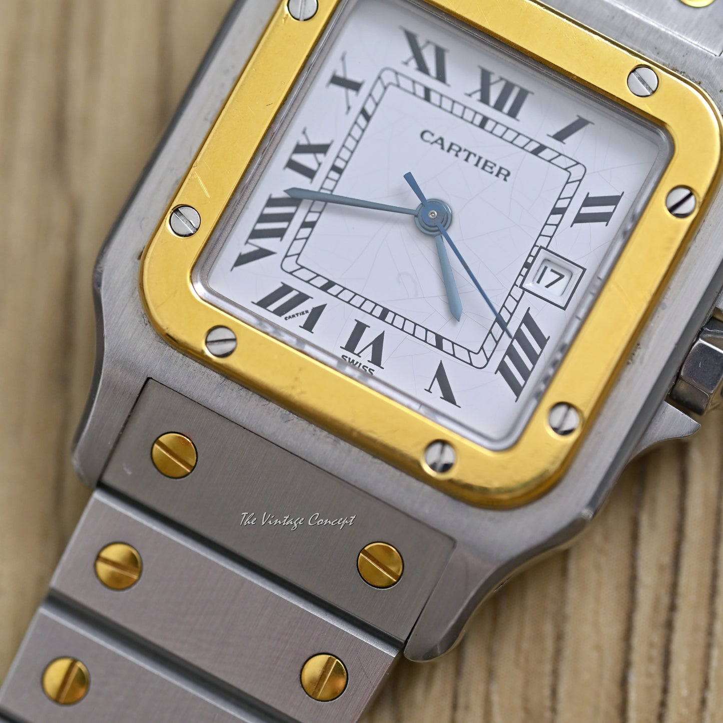 Cartier Two-Tone 18K Yellow Gold & Stainless Steel Santos Date Automatic Ref. 2961